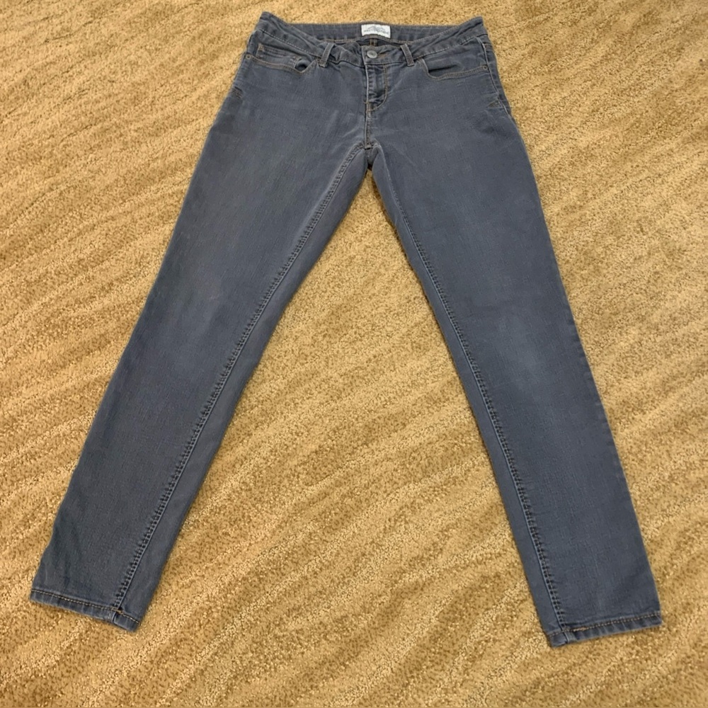 Aeropostale Lola Jegging Jeans Womens Size 7/8 Regular Dark Gray